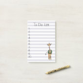 Holiday Giraffe Christmas To do list ポストイット (デスク上)