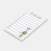 Holiday Giraffe Christmas To do list ポストイット (アングル)