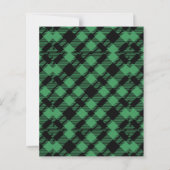 Holiday Green Checkered Pattern Scrapbook Paper (正面)