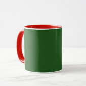 Holiday Green with Red Trim マグカップ (正面左)