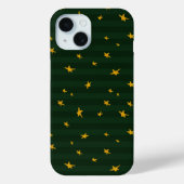 Holiday Green Yellow Stripe Star Christmas  Case-Mate iPhoneケース (裏面)