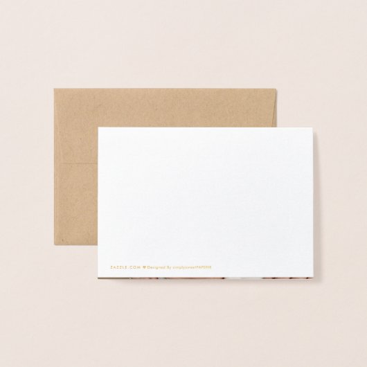 HOLIDAY GREETING家族の写真メリーすべて 箔カード (裏面封筒付き)