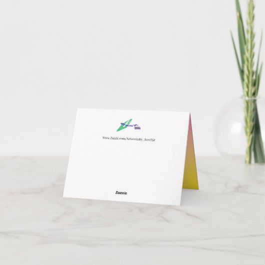 Holiday Greeting Card : New Beginnings シーズンカード (裏面)