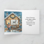 Holiday Greeting Tech Girls Christmas STEM Card シーズンカード (内部)