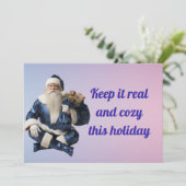 Holiday greeting with happy party  シーズンカード (スタンド正面)