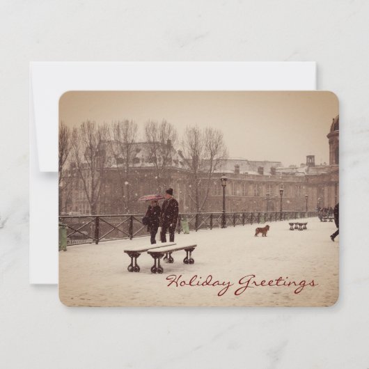 Holiday Greetings Card シーズンカード (正面)