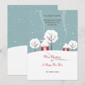 Holiday Greetings from Our House to Yours Card シーズンカード (正面/裏面)