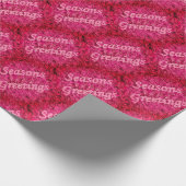 Holiday Greetings In Pink Wrapping Paper ラッピングペーパー (角)