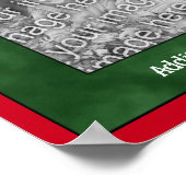 Holiday Greyhound独自の写真を作成 ポスター (角)