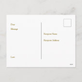 Holiday Happy Celebration Generic Photo Customize シーズンポストカード (裏面)