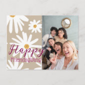 Holiday Happy Celebration Generic Photo Customize シーズンポストカード (正面)