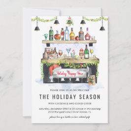 Holiday Happy Hour | クリスマスコックテイルパーティー 招待状