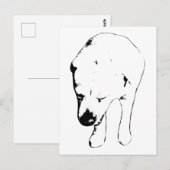 Holiday Hello from a Gentle Lab ポストカード (正面/裏面)