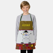 "Holiday Helper" (Personalize Me) Apron エプロン (着用した状態)