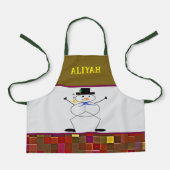 "Holiday Helper" (Personalize Me) Apron エプロン (正面)