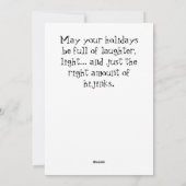 Holiday Hijinks シーズンカード (裏面)