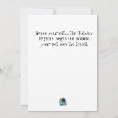 Holiday Hijinks Cat Edition シーズンカード (裏面)