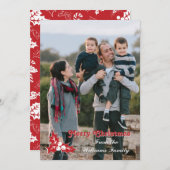 Holiday Holly | Flat Photo Card シーズンカード (正面/裏面)
