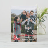 Holiday Holly | Flat Photo Card シーズンカード (スタンド正面)