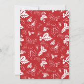 Holiday Holly | Flat Photo Card シーズンカード (裏面)