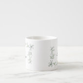 Holiday Holly Personalized Mug エスプレッソカップ (正面)