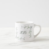 Holiday Holly Personalized Mug エスプレッソカップ (右)