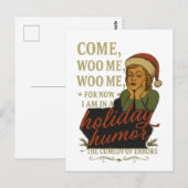 Holiday Humor - シェイクスピアの名言  ポストカード (正面/裏面)