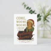 Holiday Humor - Shakespeare quote  ポストカード (スタンド正面)