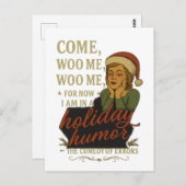 Holiday Humor - Shakespeare quote  ポストカード (正面/裏面)