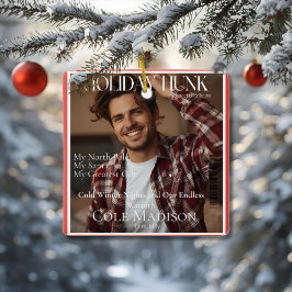 Holiday Hunk 雑誌風 オーナメント