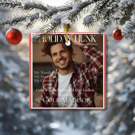 Holiday Hunk 雑誌風 オーナメント