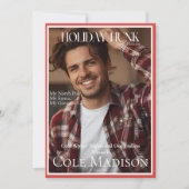 Holiday Hunk Magazine cover Holiday Card シーズンカード (正面)