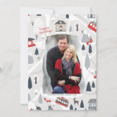 Holiday in the City Christmas Photo シーズンカード (正面)