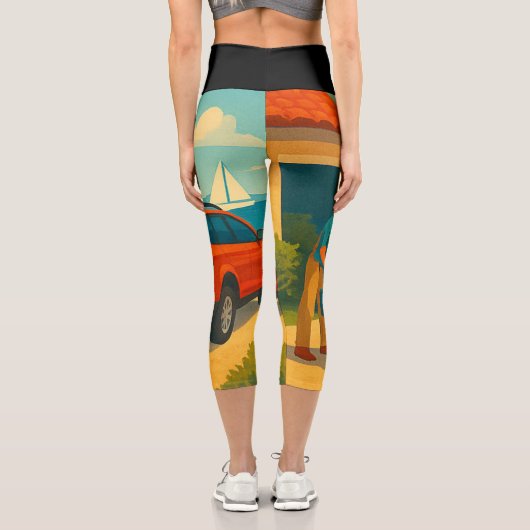 Holiday is カプリレギンス (裏面)