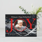 Holiday Joyフォトカード シーズンカード (スタンド正面)