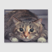 Holiday Joy Fun Magnetic Pet Photo Christmas (正面)