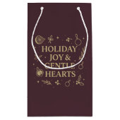 Holiday Joy Gift Bag スモールペーパーバッグ (裏面)