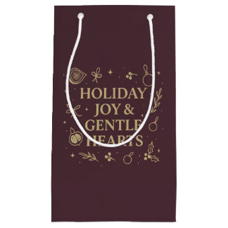 Holiday Joy Gift Bag スモールペーパーバッグ