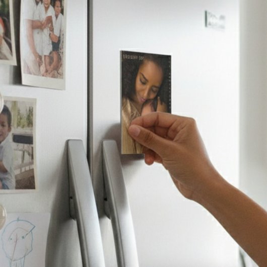 Holiday Joy Modern Magnetic Photo Christmas