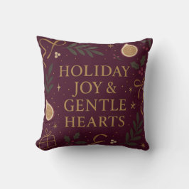 Holiday Joy Throw Pillow クッション