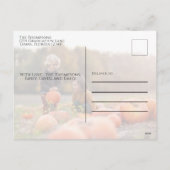 Holiday Joyful エレガント Snowflake Winter 2の写真 シーズンポストカード (裏面)