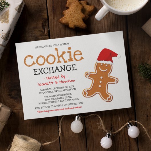 Holiday Kids Cookie Exchange | クリスマス 招待状