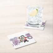 Holiday Kiss  スクエアペーパーコースター (インサイチュ)