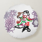 Holiday Kiss  ラウンドクッション (裏面)