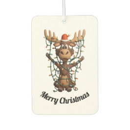 Holiday Lights Moose カーエアーフレッシュナー