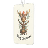 Holiday Lights Moose カーエアーフレッシュナー (左)