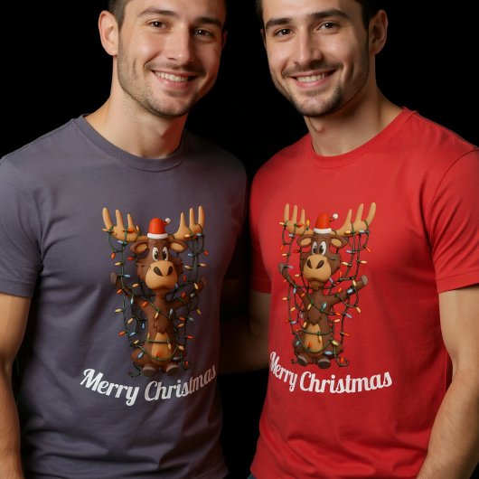 Holiday Lights Moose スウェットシャツ