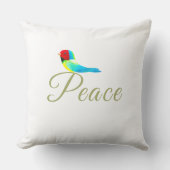 Holiday Little Bird  Messenger of Peace クッション (正面)