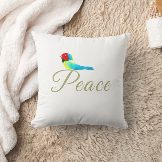 Holiday Little Bird  Messenger of Peace クッション (ブランケット)