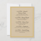 Holiday Luxe Christmas Event Program | Itinerary (裏面)